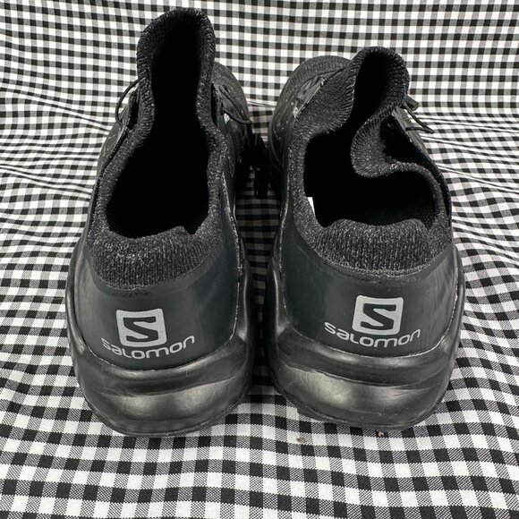 Salomon Cross Pro 2 Womens Trail Running Gorpcore Sock Sneaker All Black Size 7 - Picture 4 of 7